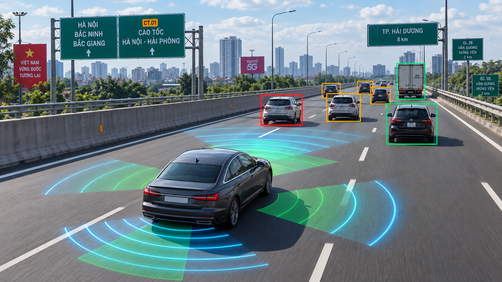 Safe Following Distance on Highway Regulations, Challenges and Technology