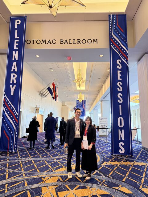 Mr. Nguyen Quoc Tuan (CEO) and Mrs. Celine (CFO) at the Summit