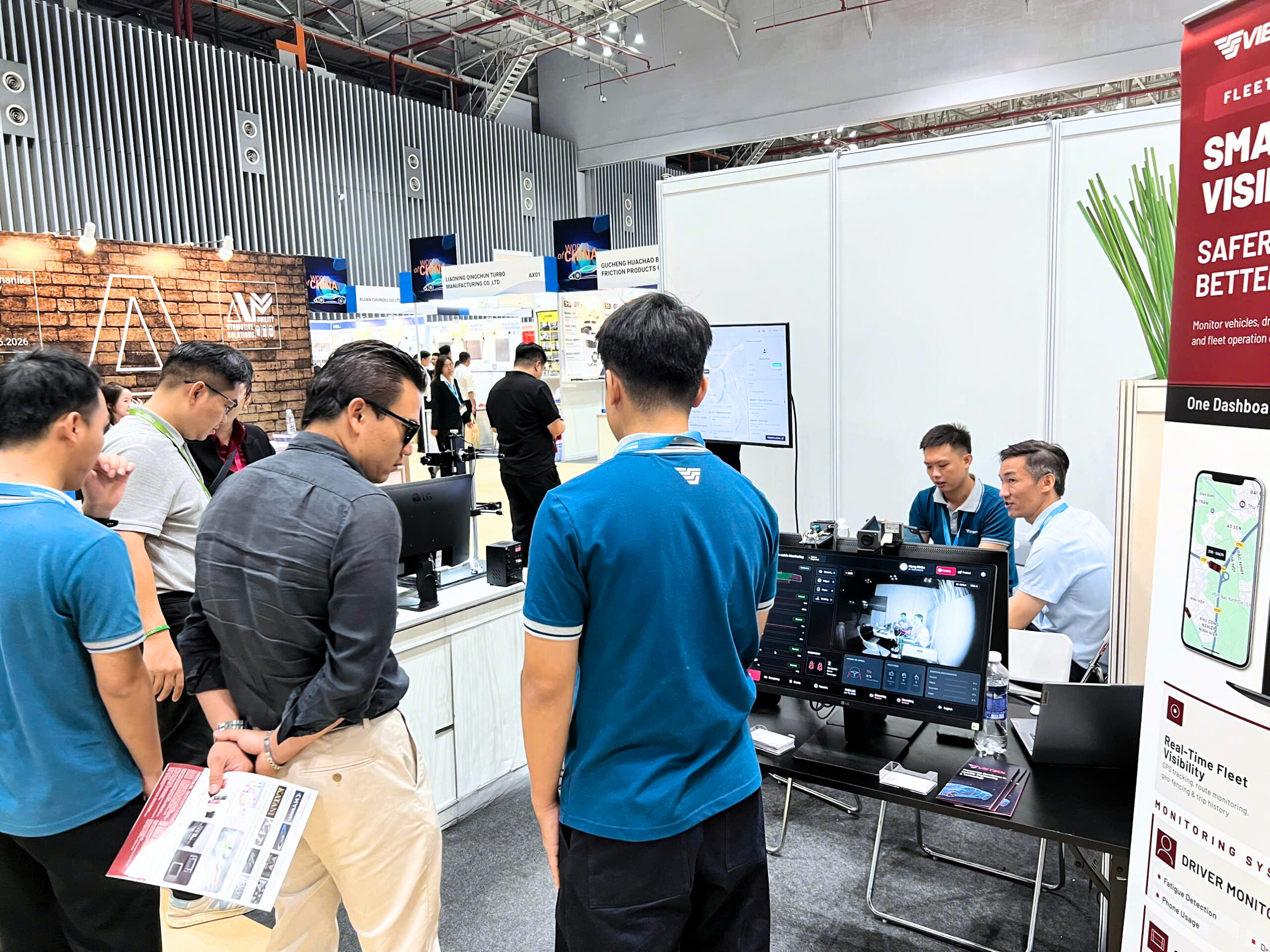 Vietsol JSC booth at Automechanika Kuala Lumpur 2026, showcasing automotive engineering and mobility technology solutions.