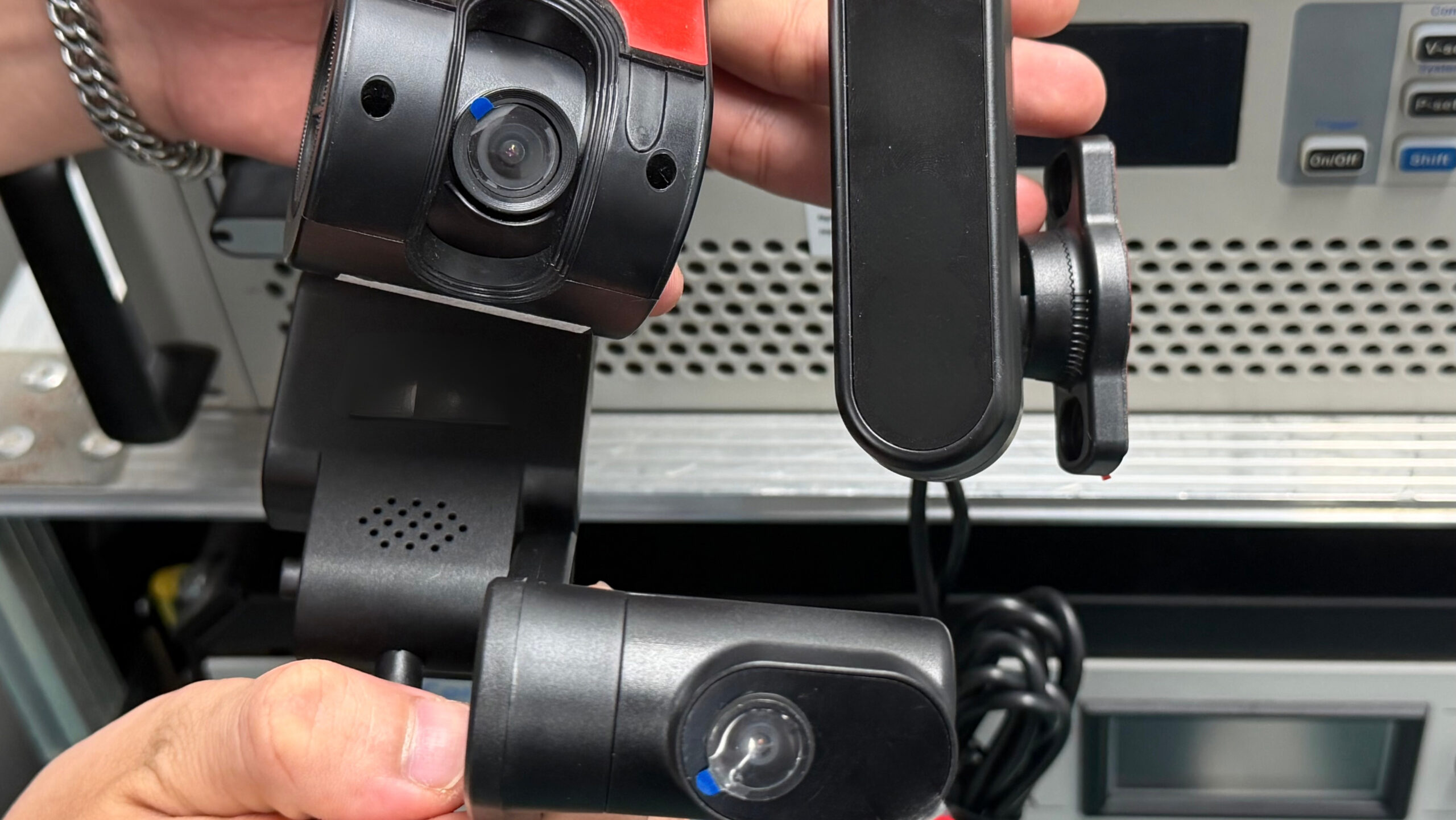 Hardware equipment- Dashcam; each type of camera offers a different field of view.