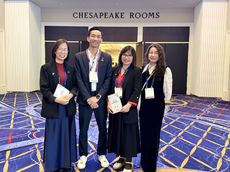 Vietsol leadership team attending SelectUSA 2026 at Chesapeake Rooms venue